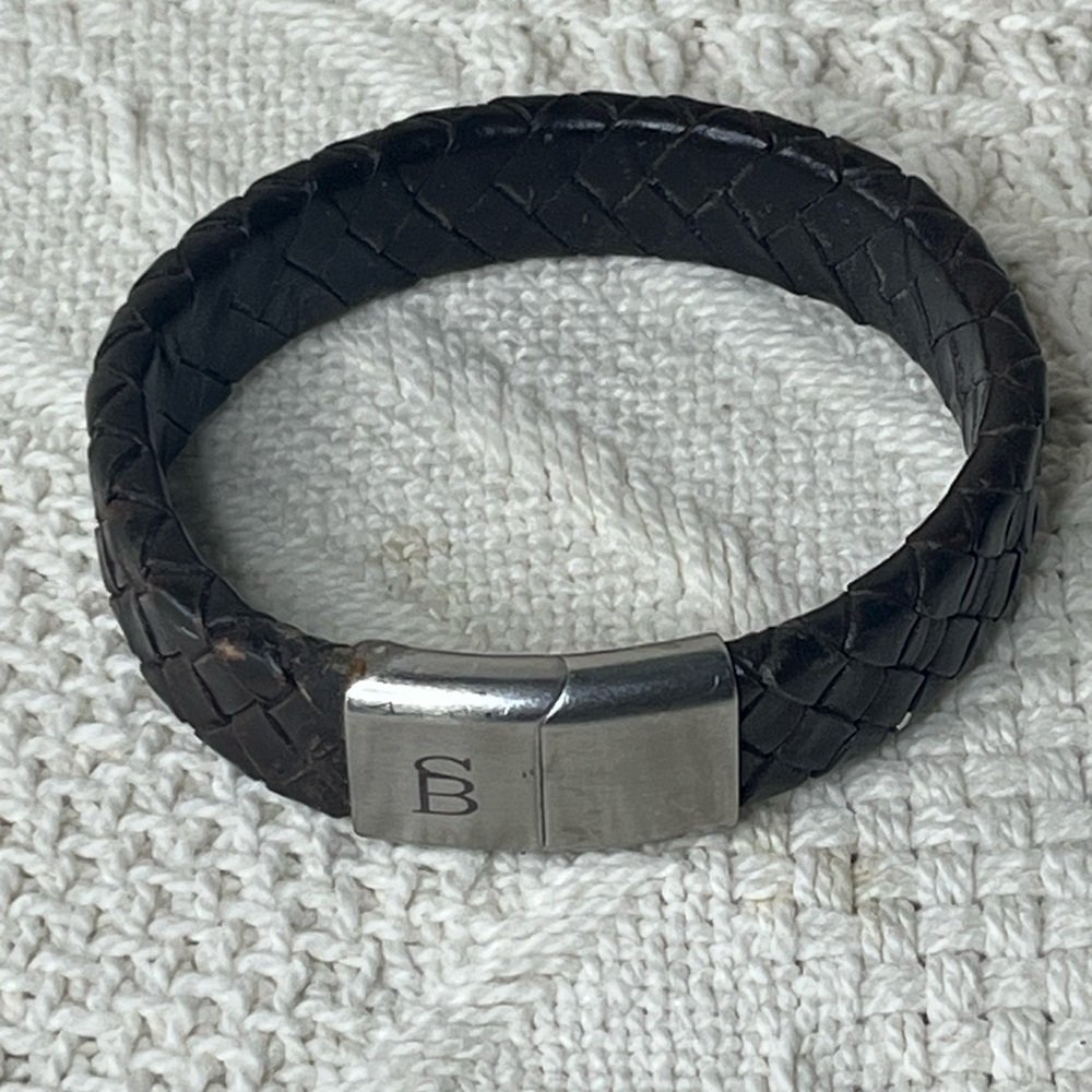Steel & Barnett Preston bracelet - black